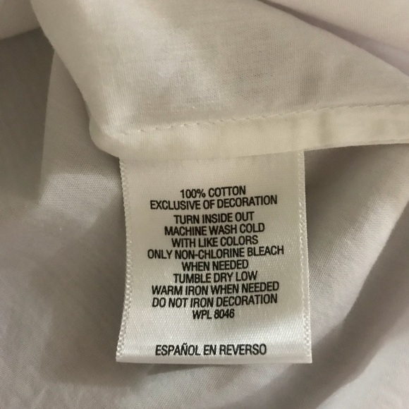 Button Down Relaxed Fit Beaded Bee Design - Picture 4 of 4